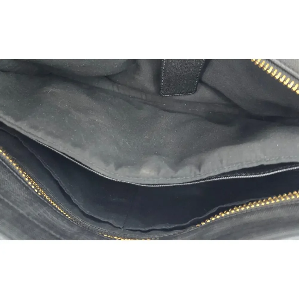 Dagne Dover Signature Tote‎ Classic Onyx Black Laptop Work Bag